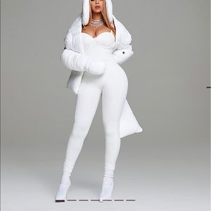 Knit Catsuit In Core White adidas x IVY PARK SMALL